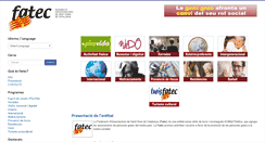 Desktop Screenshot of fatec.cat